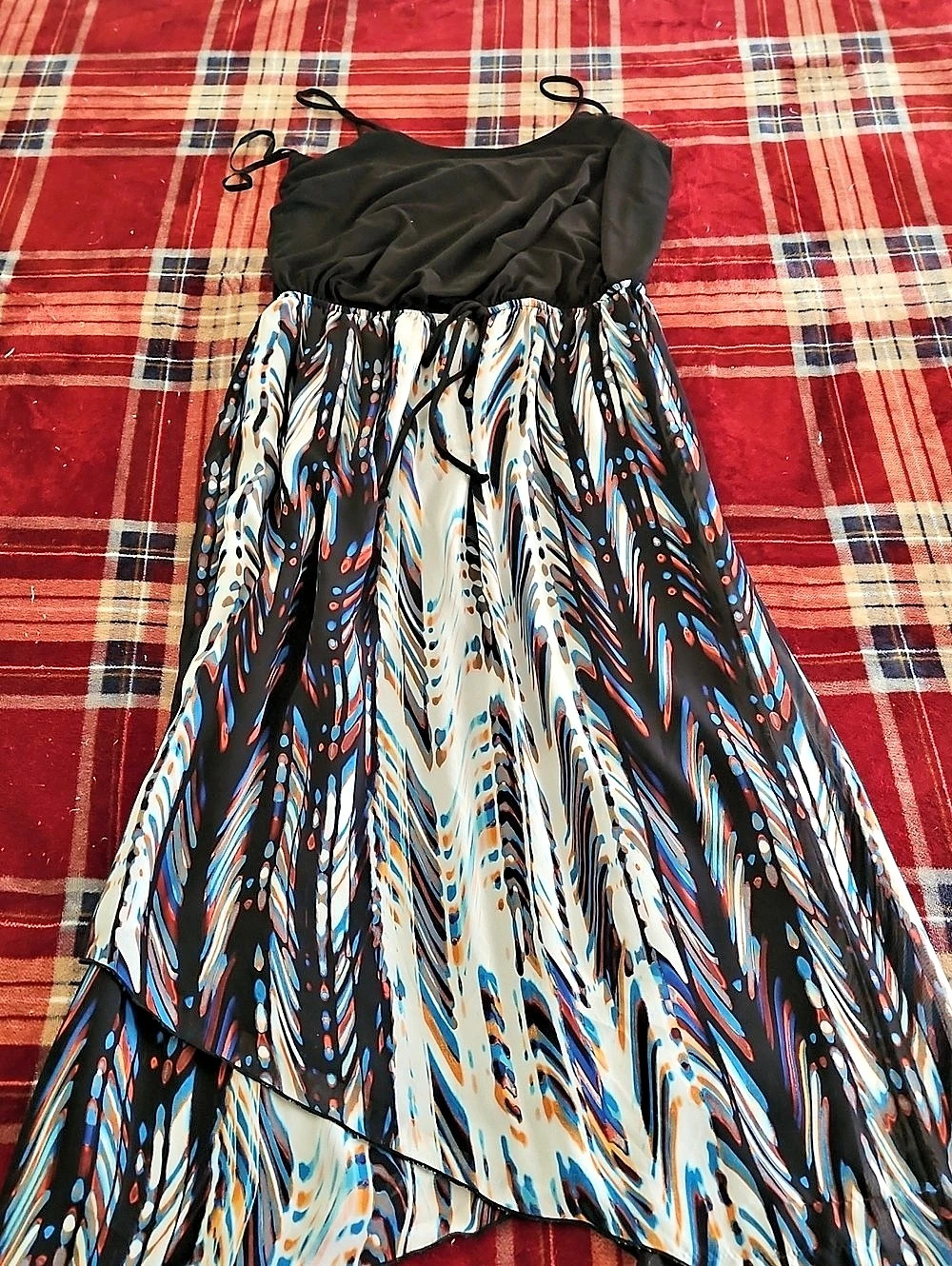 Enfocus Studio Abstract Print Mini Dress Size 10